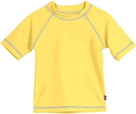 City threads Rash Guard Boys SPF50+ Sun Swimming Tee - Feito nos EUA