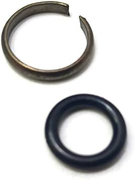 10 conjuntos de anéis de retenção de chave de chave de 1/2 de impacto com o anel de O-ring, peças e acessórios de ferramentas