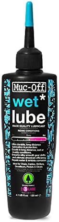 MUC OFF LUBO DO CHAIN ​​MET, 120 mililitros - lubrificante de cadeia de bicicletas biodegradáveis, adequado para todos os tipos de