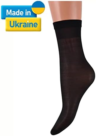 Pioni Feminino 5 pares de nylon meias para mulheres tornozelo de meias de meias altas meias de meias com os dedo do pé reforçado