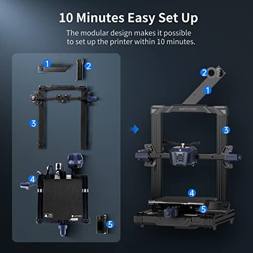 Bundle Anycubic Kobra Neo 3D Impressora Auto Nivelamento e Filamento da Impressora 3D de Anycubic PLA