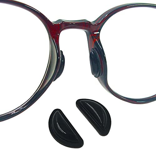 Almofadas de nariz de óculos de hyshina, adesivo de silicone macio Anti -slip câmara de ar padads para copos, óculos,