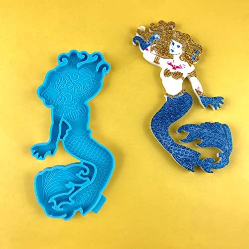 DIY Creative Mermaid Coa Ster Silicone