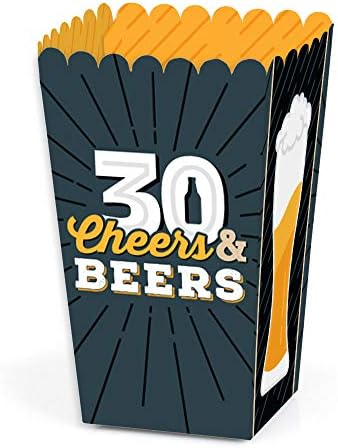Big Dot of Happiness Cheers and Beers a 30 anos - 30ª festa de aniversário Favor favor