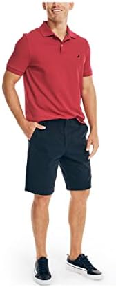 NAUTICA MEN MEN MEN STANDEURAamente criou o pólo de deck de performance Fit Performance