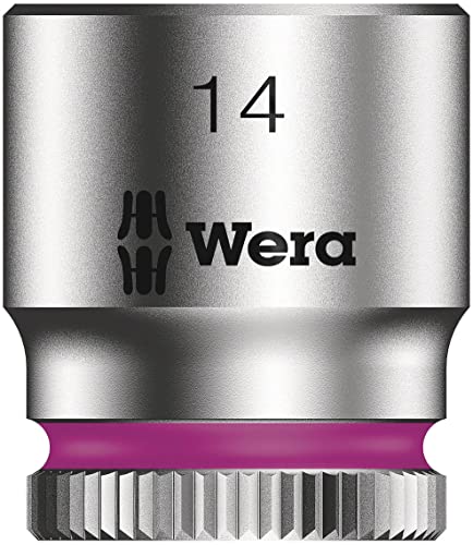 WERA - 5003513001 ZYKLOP 8790 HMA 1/4 SOCKET, Hex Head 14mm x Comprimento 23mm