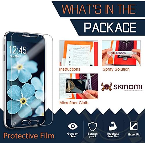 Skinomi Protetor de pele de corpo inteiro compatível com asus transformador Mini 10.1 Techskin Cobertura completa Clear HD Film