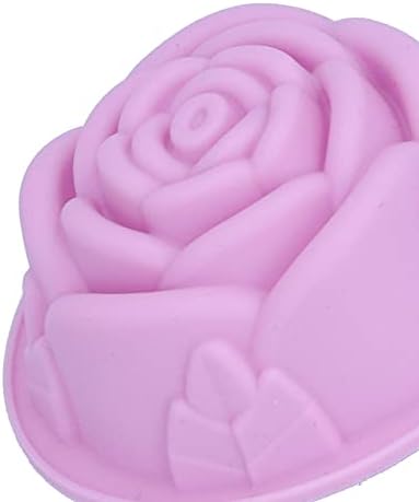 7pcs rosa flor flor de silicone amor resina rosa molde portátil bolo multifuncional molde de molde de sabão artesanal