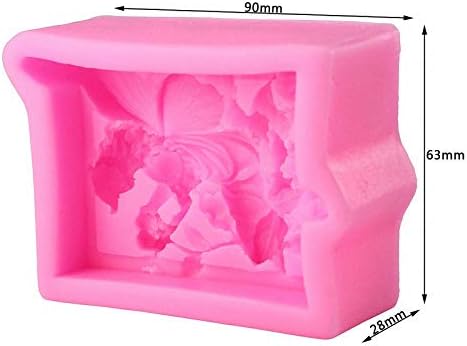 Fairy Angel Flower 3D Resina Clay Silicone molde Diy Sopa Handmade Mold Silica Gel Mold Design mais novo