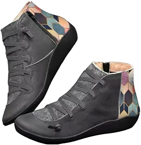 Botas curtas para mulheres saltos de couro feminino sapatos de salto casual botas romanas de botas femininas botas de botas tamanho