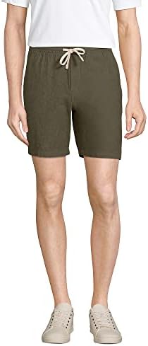 Lands 'End Men's 7 Comfort-First Knockabout Pull On Deck Shorts