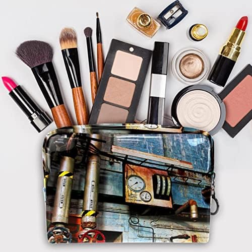 Tbouobt Makeup Bag Zipper Pouch Travel Organizador cosmético para mulheres e meninas, construção