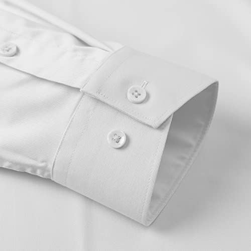 Camisas de manga comprida branca de Langdeng Men