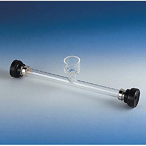 Thomas pt3-200 vidro 12 ml de tubo polarímetro, com litharge de férola de metal selado as duas extremidades, número 1
