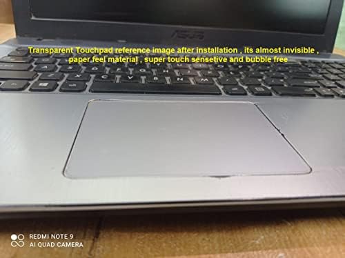 Laptop Ecomaholics Touch Pad Protetor Protector para MSI Creatorpro X17 Laptop de 17,3 polegadas, Transparente Track Pad Protetor Skin Film Resistance Scratch Anti -Imprint