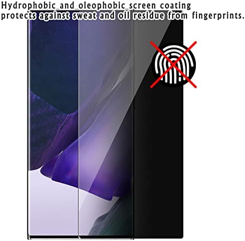 Protetor de tela de privacidade VAXSON, compatível com Samsung C24RG54FQ 23.5 Monitore o adesivo de protetores de filmes anti -espiões
