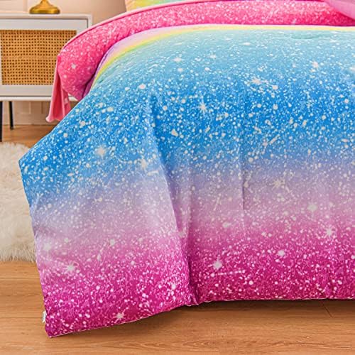 NTBADE Galaxy Consolador Conjunto de Glitter de Microfibra de Microfibra Conjuntos de Roupas de Roupa para Adolescentes