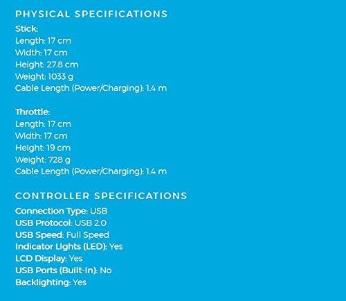 Logitech G Saitek X52 Sistema de Controle de Vôo