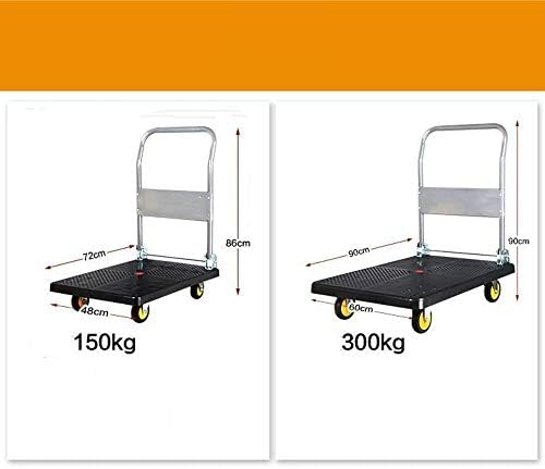 Plataforma de mão dobrável portátil Plataforma dobrável Caminhão de alumínio pesado Moving Platform Cart e Push carrinho de carrinho de carro