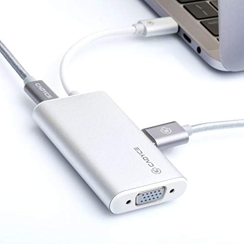 Adaptador multiport de VGA Cadyce USB-C, multicolorido