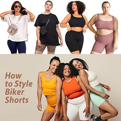 Hi Clasmix 3 Pack Plus Tamanho Brechas de Motociclista Para Mulheres High-Siga Não Seja através do treino Super Soft