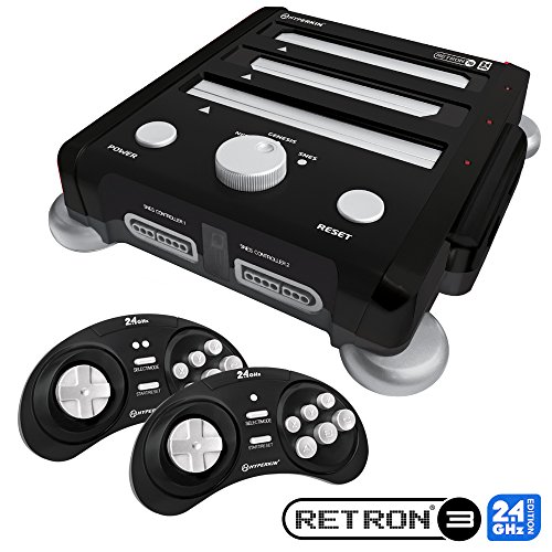 Edição Hyperkin Retron 3 Gaming Console de 2,4 GHz para Super NES/ Gênesis/ NES