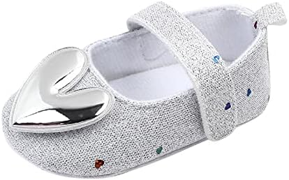 Sapatos de moda Bling Baby Girls Pre-Walker Princesa Infantil Criança Coração Infantil Tênis de Corrida