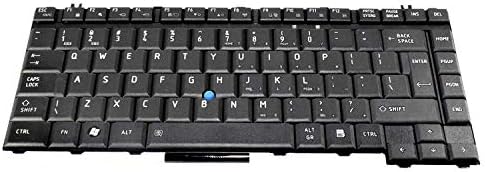 HQRP Black US English Teclado Substituição Compatível com Toshiba Tecra A9 M9, Satellite Pro S200 Notebook Plus Coaster