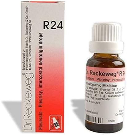 Dr. Reckeweg R24 Pleurisy e Drop Neuralgia Intercostal