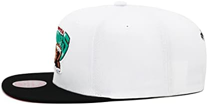 Mitchell e Ness Vancouver Grizzlies Core Basic Snapback Hat Cap Hwc - Branco/Black