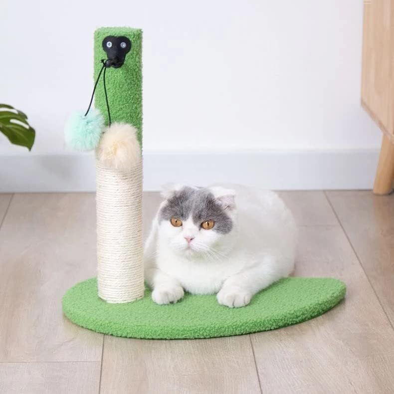 Dhdm Cat Tree Toy Cat Risping Post Cat Getinging Paws Toys Móveis Substando pós -salto Tower Cat Toy