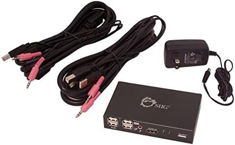 SIIG 2X1 USB HDMI KVM SWITCH - 4KX2K