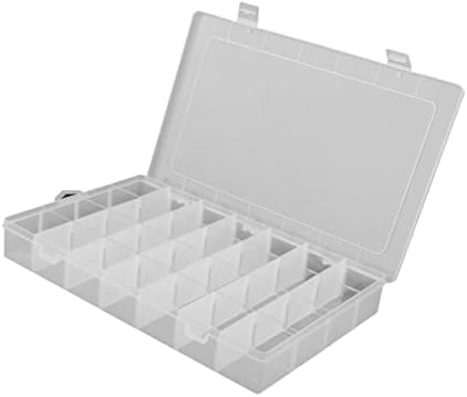 Caixa de armazenamento de jóias Zerodeko caixa de jóias transparente Jewlery Caso Caixa de ferramentas Organizador de artesanato