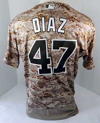 2019 San Diego Padres Miguel Diaz 47 Jogo emitido Brown Digital Jersey 50 150 3 - Jogo usado MLB Jerseys