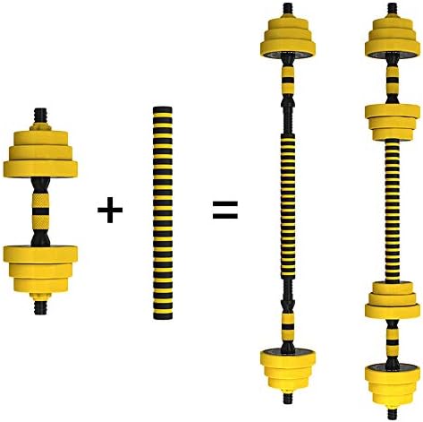 Gyk Combinato de barragem de peso ajustável Gyk, equipamento de fitness e fêmea de machos domésticos Dumbbell, Treinamento de Fitness