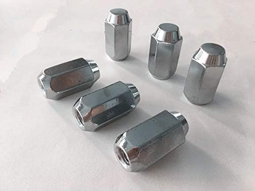 20pcs Chrome 12mm x 1,5 porcas de encerramento de roda Fit 2007 Honda S2000 pode caber nas jantes OEM, o comprador precisa