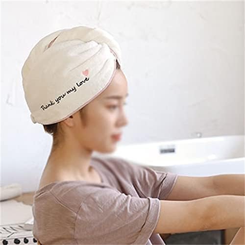 Houkai Hair Secying Mulheres Bordadas Bordadas Água Forte absorvente Turbante de pacote de cabelo macio de limpeza macia