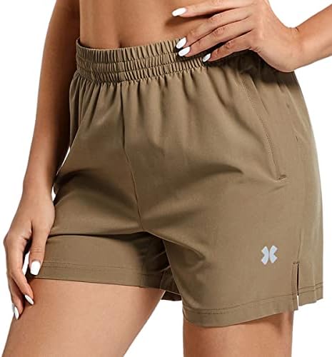 Yooooyee Athletic Elastic Runnig Shorts para Woman Quick Dry Summer Gym Treino de ginástica calças curtas