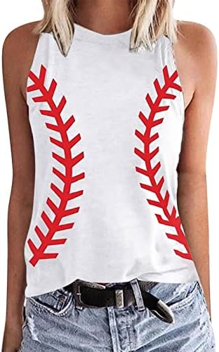 Senhoras Cami Tank Bustier Floral Baseball Top camisole Tees