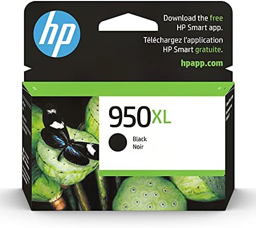 HP 950XL | Cartucho de tinta | Preto | Trabalha com o HP OfficeJet Pro 251DW, 276DW, 8100, 8600 Series | CN045AN