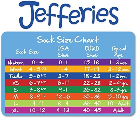 Jefferies meias bebês-garotos Argyle/Solid/Stripe Padrão Turn Socks Pacote de 6 pares