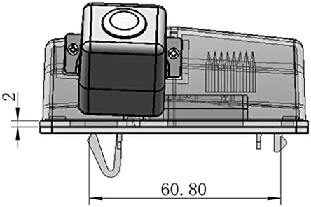 Para Toyota RAV4 RAV 4 2013 ~ 2015 Câmera de visualização traseira do carro de volta à câmera de estacionamento reversa/plugue
