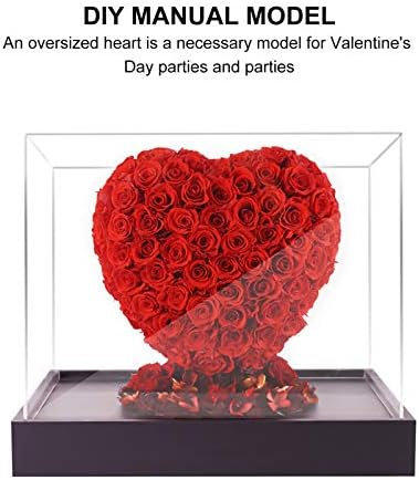 PretyZoom Foam Heart Wreath pintando arte branca artesanato 3d amor padrão em branco Diy Heart Shreath Ornament for