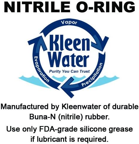 Kleenwater KWGE25RG-VALUE-PACK-RINGS, compatível com GE GXWH04F GXWH20F GXWH20S GXRM10 GX1S01R e Filtros de água OB5water, modelo de