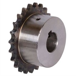 Sprocket KRF com cubo 12 B-1 3/4x7/16 16 Material de dentes Bore 20H7 Keyway DIN 6885/1 2 Frea parafuso de ajuste