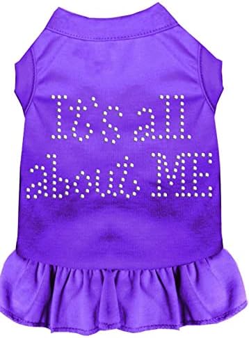 Mirage Pet Products Rhinestone All About Me Dress, 3x-grande, rosa brilhante