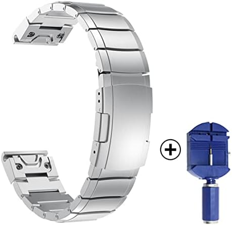 Sawidee Quick Fit Stainless Aço Watch Band 22 26mm para Garmin Fenix ​​5 5x 6 6XPro 3HR/Solar/Enduro/Descent Mk1 Mk2 Mk2i Strap