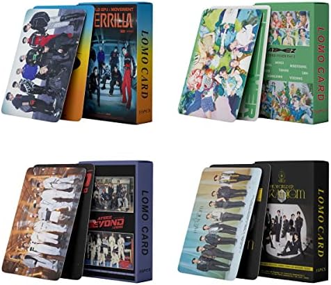 6UH8MB 4PACK/218PCS KPOP ATEEEZ LOMO CARTS POTOCARDS CARTAS DE GETURAÇÃO PARA DORAÇÕES DE Coleção