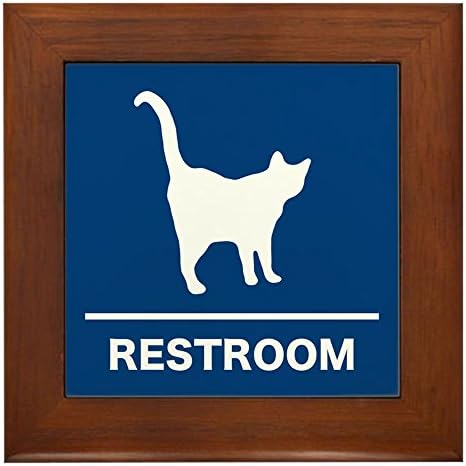 CAFEPRESS CAT BOLDA BOLATEL SPRAMED TILE, PELA DE TILO DESCORADA