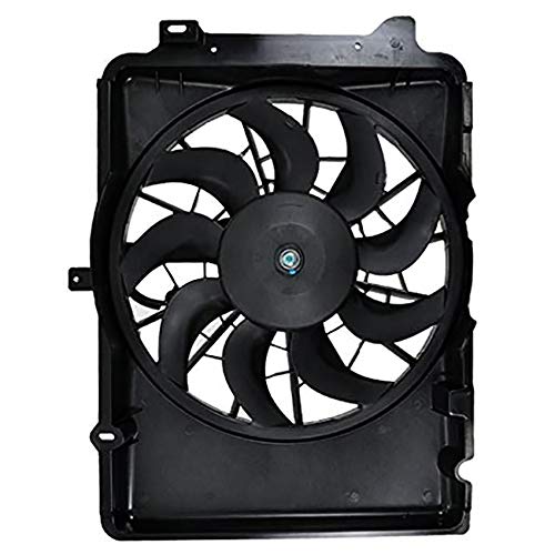 Ventilador de resfriamento rareelétrico compatível com Lincoln Continental 1988-1994 por números de peça F4DZ-8C607-CA F4DZ8C607CA